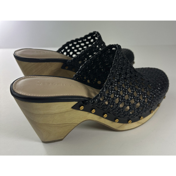 Veronica Beard Hardie Woven Leather Clogs Women's Shoes Size 6M 6 EUC $450 MSRP - Picture 8 of 16